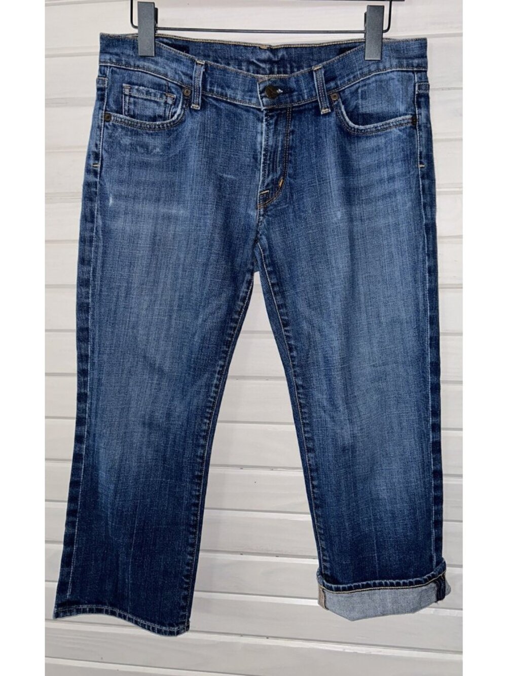 COH Citizens Of Humanity Sz 31 Kelly #063 Low Waist Cropped Jeans Stretch EUC